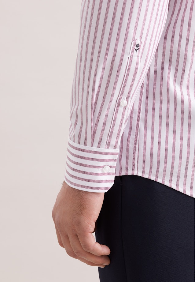 Regular Business Hemd Gestreift in Rosa |  Seidensticker Onlineshop