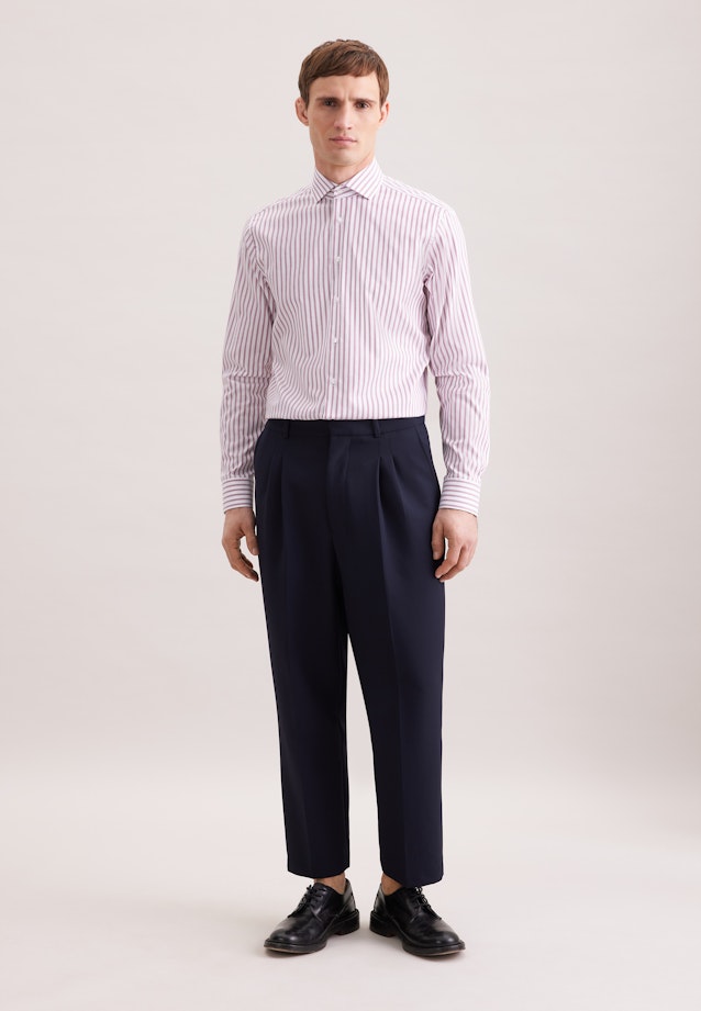 Regular Chemise d'affaires Rayures in Rose Fuchsia |  Seidensticker Onlineshop