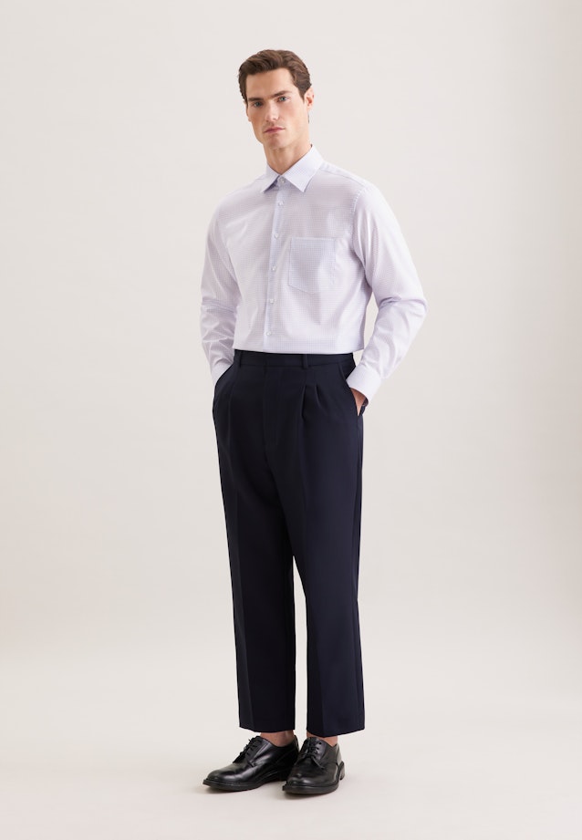 Regular Business shirt Check in Rosa |  Seidensticker Onlineshop