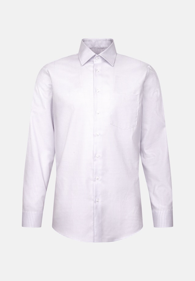 Regular Business shirt Check in Rosa |  Seidensticker Onlineshop