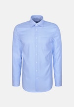Regular Chemise d'affaires carreaux in Bleu Moyen |  Seidensticker Onlineshop