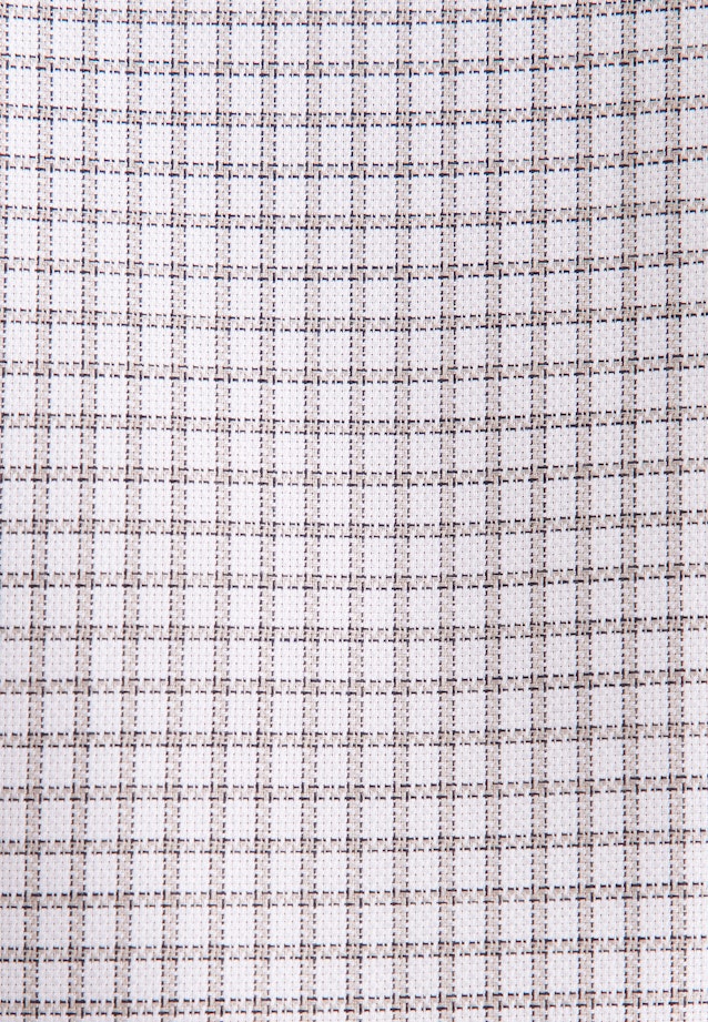 Regular Business Hemd Karo in Beige |  Seidensticker Onlineshop