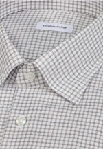Regular Chemise d'affaires carreaux in Beige |  Seidensticker Onlineshop