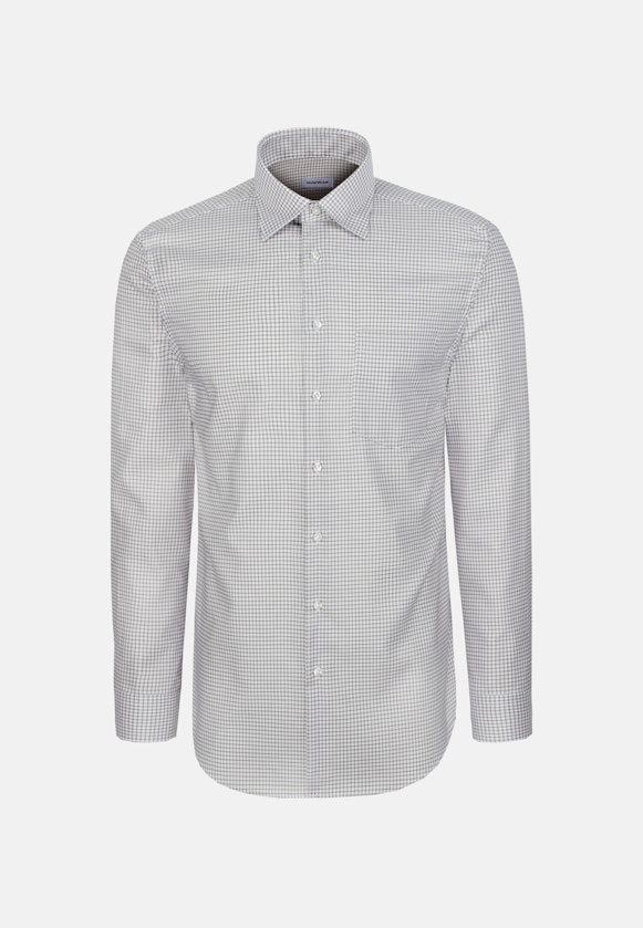 Regular Chemise d'affaires carreaux in Beige |  Seidensticker Onlineshop