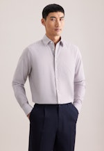 Regular Business shirt Check in Braun |  Seidensticker Onlineshop