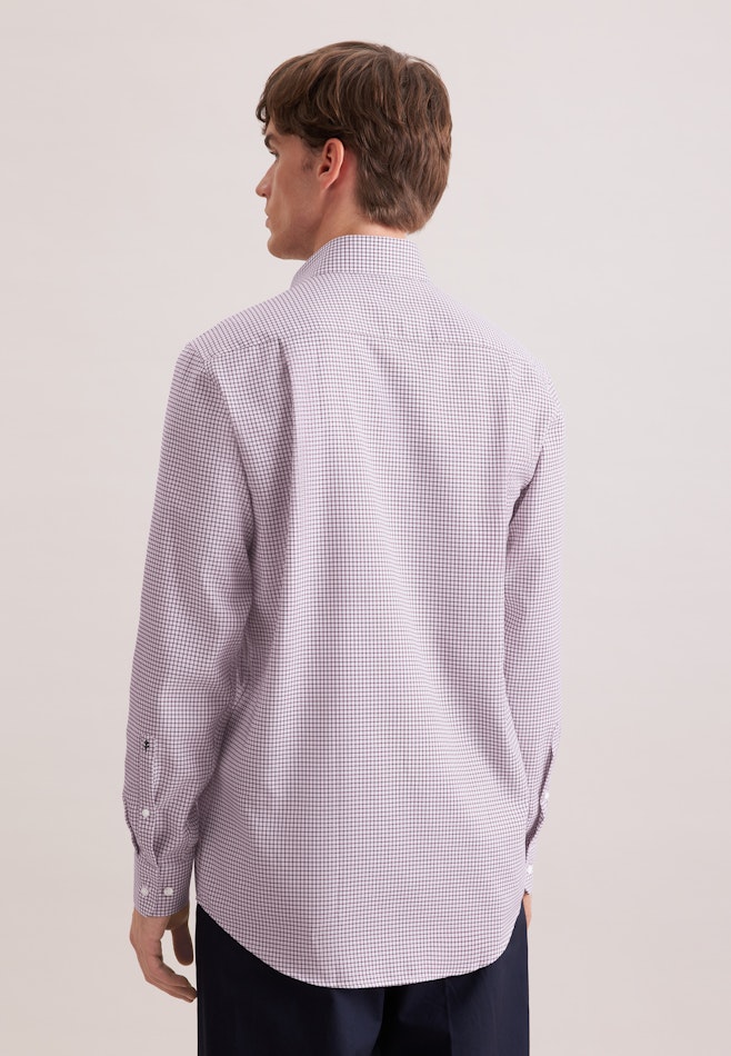 Regular Business shirt Check in Rot | Seidensticker online shop