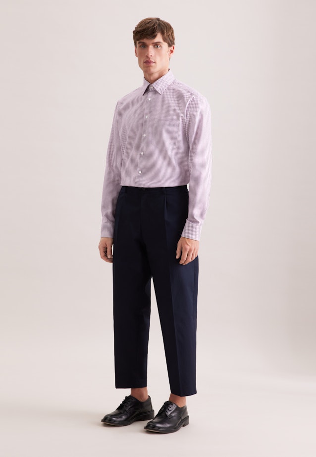 Regular Business Hemd Karo in Rot |  Seidensticker Onlineshop