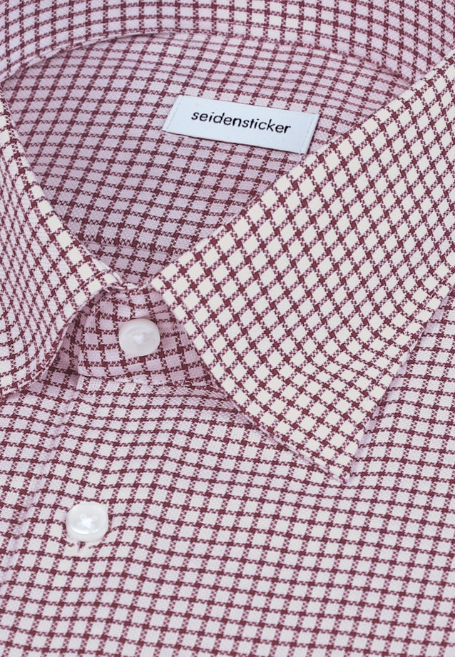 Regular Business Hemd Karo in Rot |  Seidensticker Onlineshop