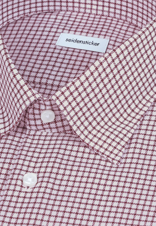 Regular Chemise d'affaires carreaux dans Rouge | Boutique en ligne Seidensticker