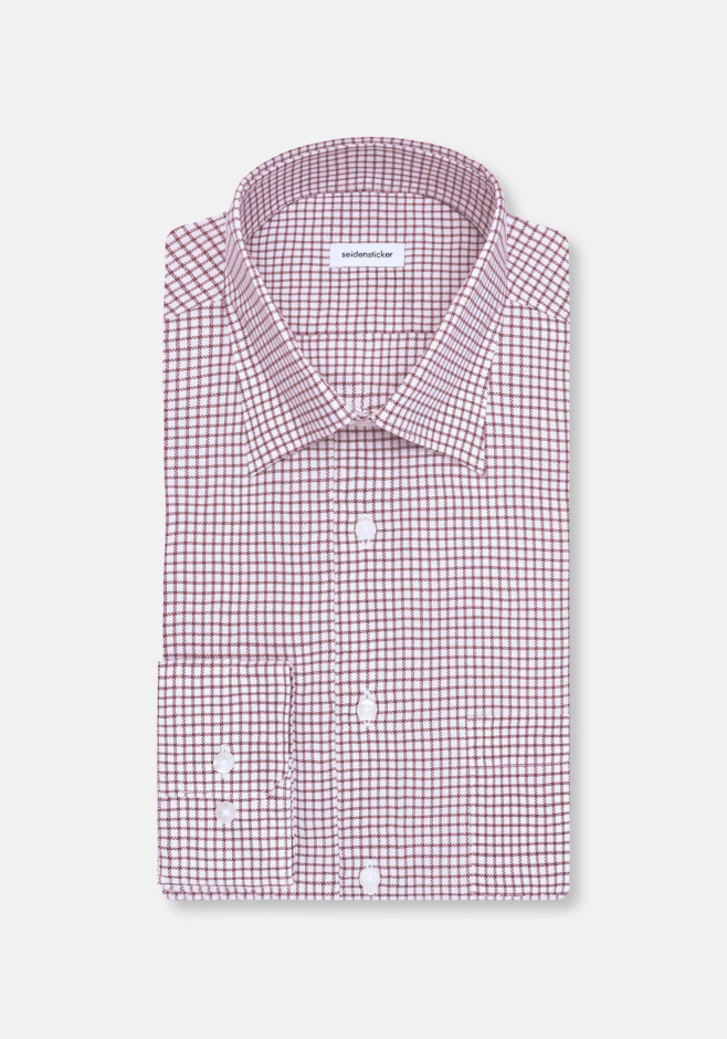 Regular Chemise d'affaires carreaux dans Rouge | Boutique en ligne Seidensticker