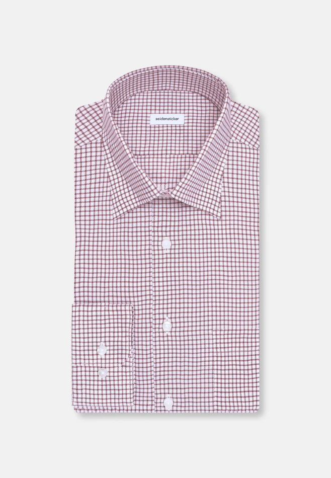 Regular Chemise d'affaires carreaux dans Rouge | Boutique en ligne Seidensticker