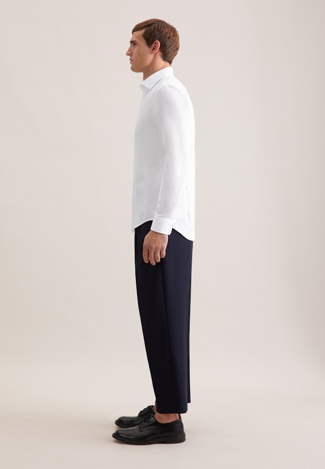 Slim Business shirt Uni in Weiß |  Seidensticker Onlineshop