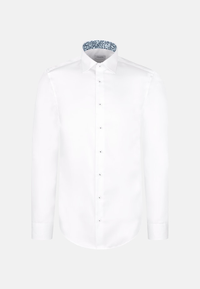Slim Business shirt Uni in Weiß |  Seidensticker Onlineshop