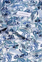 Regular Business shirt Print in Türkis |  Seidensticker Onlineshop