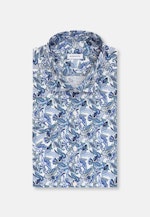 Regular Business shirt Print in Türkis |  Seidensticker Onlineshop