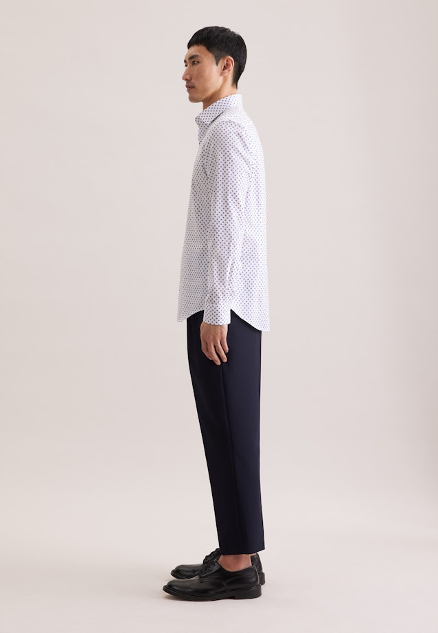 Shaped Chemise d'affaires Imprimé in Bleu Moyen |  Seidensticker Onlineshop