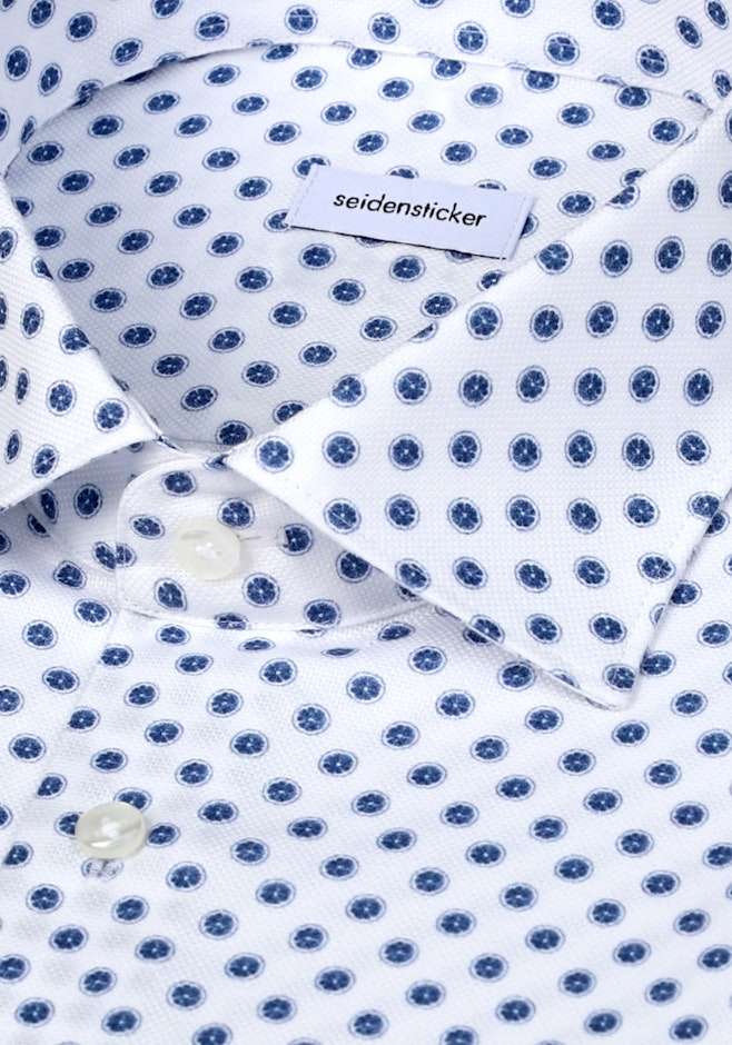Shaped Chemise d'affaires Imprimé dans Bleu Moyen | Boutique en ligne Seidensticker