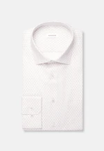 Regular Business Hemd Druck in Beige |  Seidensticker Onlineshop