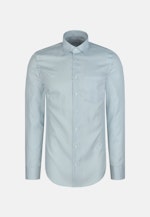 Regular Business Hemd Druck in Türkis |  Seidensticker Onlineshop