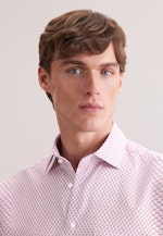 Regular Business Hemd Druck in Rosa |  Seidensticker Onlineshop