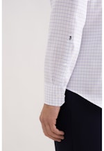 Slim Business shirt Check in Mittelblau |  Seidensticker Onlineshop