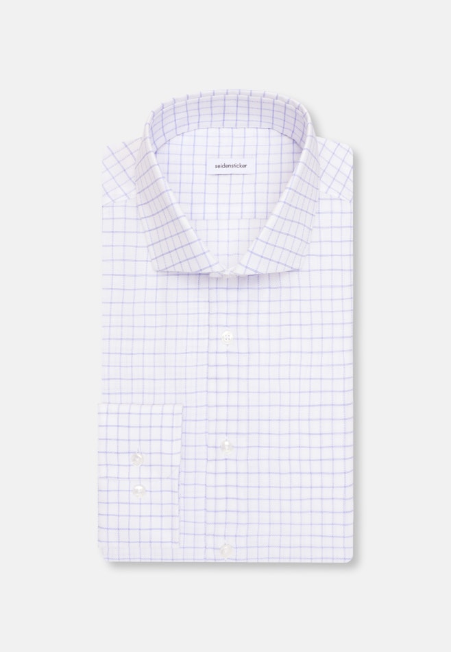 Slim Chemise d'affaires carreaux dans Bleu Moyen | Boutique en ligne Seidensticker