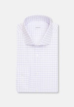 Slim Business shirt Check in Mittelblau |  Seidensticker Onlineshop