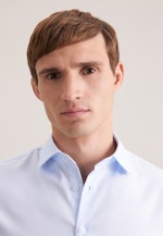 X-Slim Business Hemd Struktur in Mittelblau |  Seidensticker Onlineshop