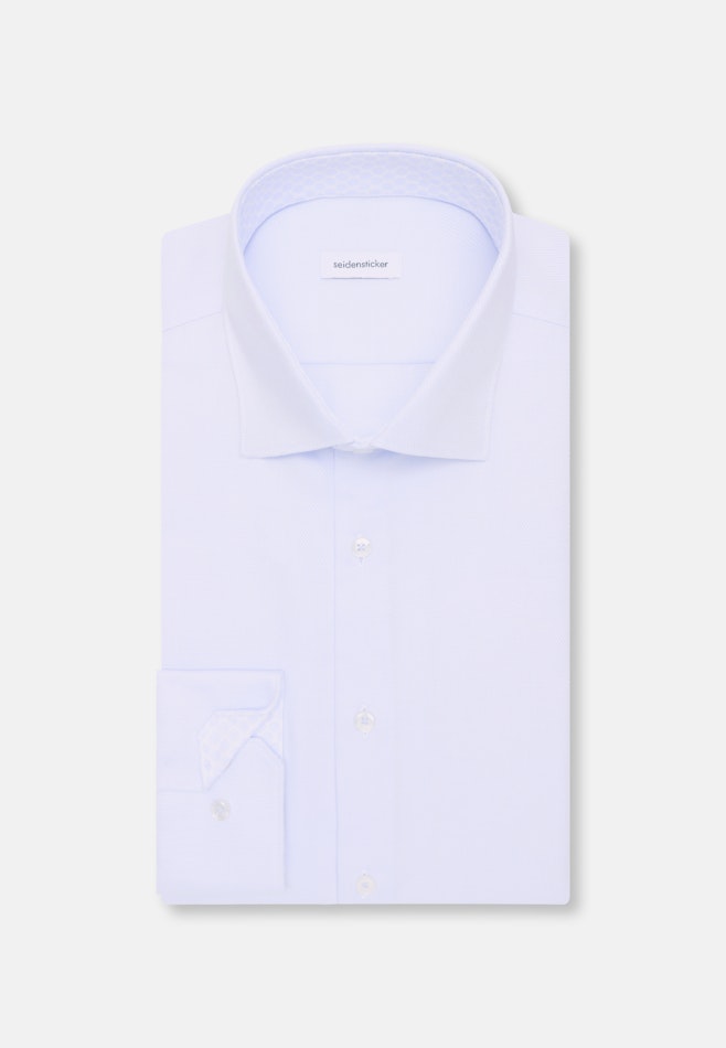 X-Slim Chemise d'affaires Structure dans Bleu Moyen | Boutique en ligne Seidensticker