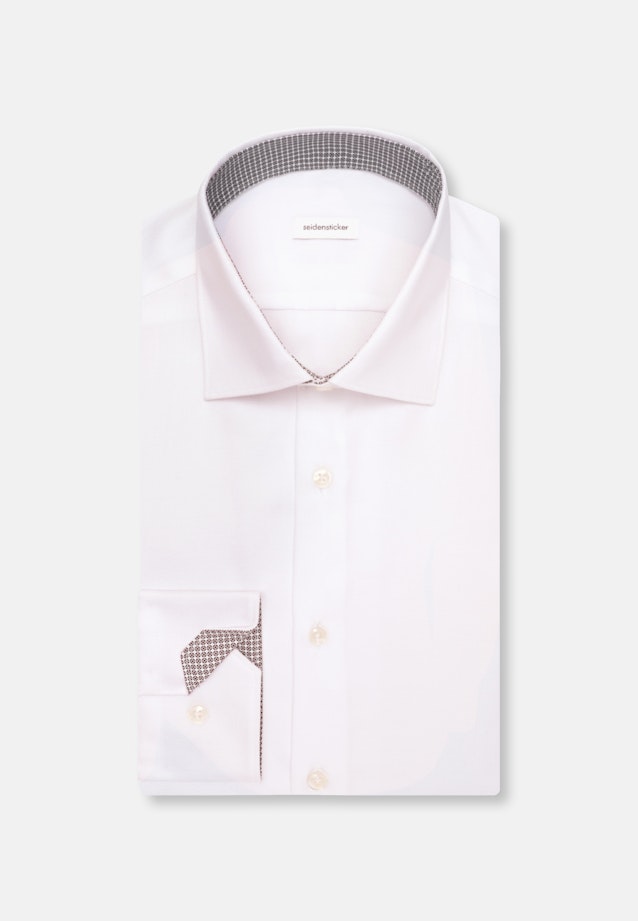 X-Slim Business Hemd Struktur in Weiß |  Seidensticker Onlineshop