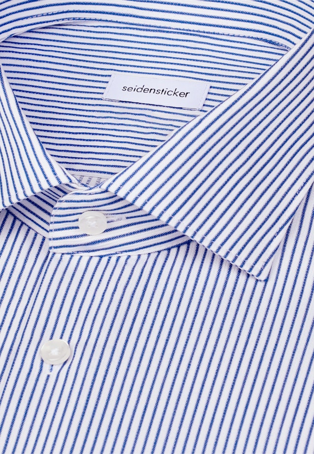 Slim Business shirt Stripes in Mittelblau |  Seidensticker Onlineshop