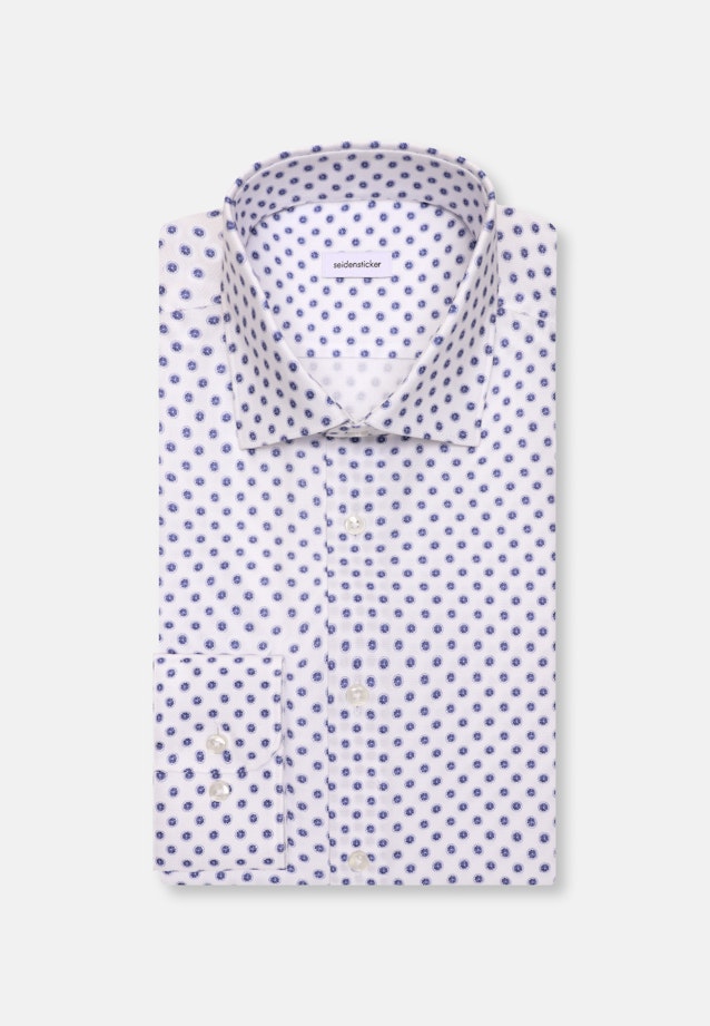 Slim Chemise d'affaires Imprimé in Bleu Moyen |  Seidensticker Onlineshop