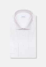 Slim Business Hemd Druck in Mittelblau |  Seidensticker Onlineshop