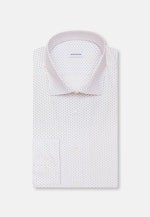 Slim Business Hemd Druck in Mittelblau |  Seidensticker Onlineshop