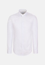 Slim Business Hemd Druck in Mittelblau |  Seidensticker Onlineshop