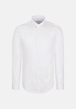 Slim Business Hemd Druck in Mittelblau |  Seidensticker Onlineshop