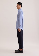 Regular Chemise d'affaires Rayures in Bleu Moyen |  Seidensticker Onlineshop