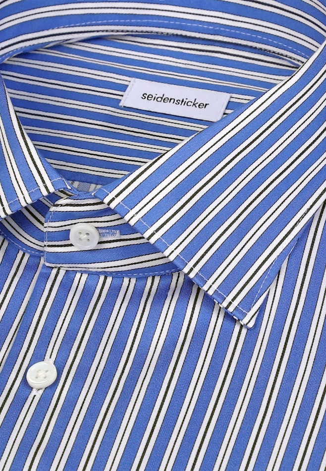 Regular Chemise d'affaires Rayures dans Bleu Moyen | Boutique en ligne Seidensticker