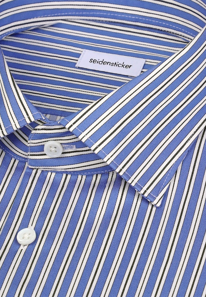 Regular Chemise d'affaires Rayures dans Bleu Moyen | Boutique en ligne Seidensticker