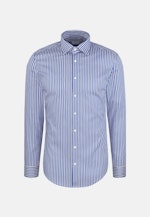 Regular Chemise d'affaires Rayures in Bleu Moyen |  Seidensticker Onlineshop