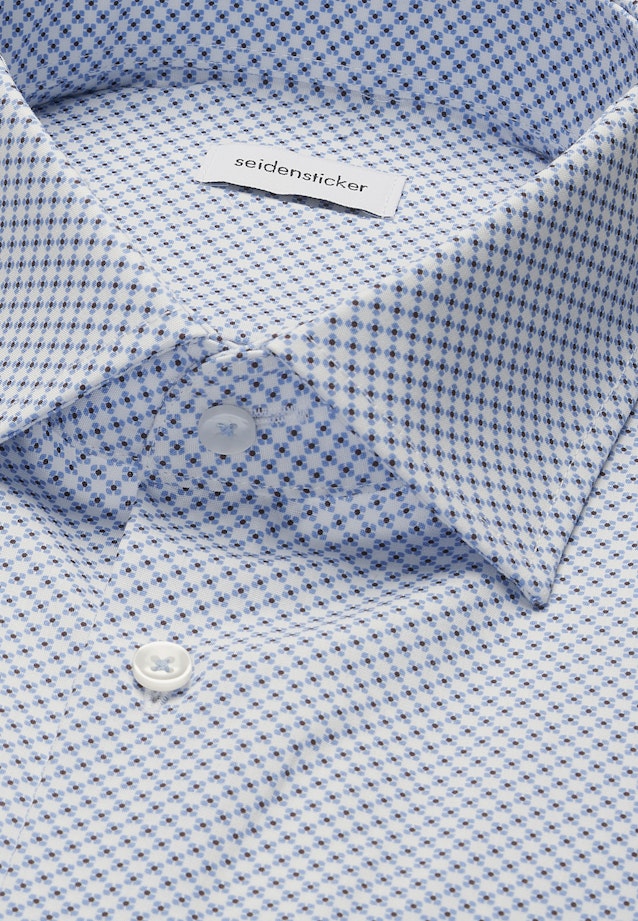 Regular Chemise d'affaires Imprimé in Bleu Moyen |  Seidensticker Onlineshop