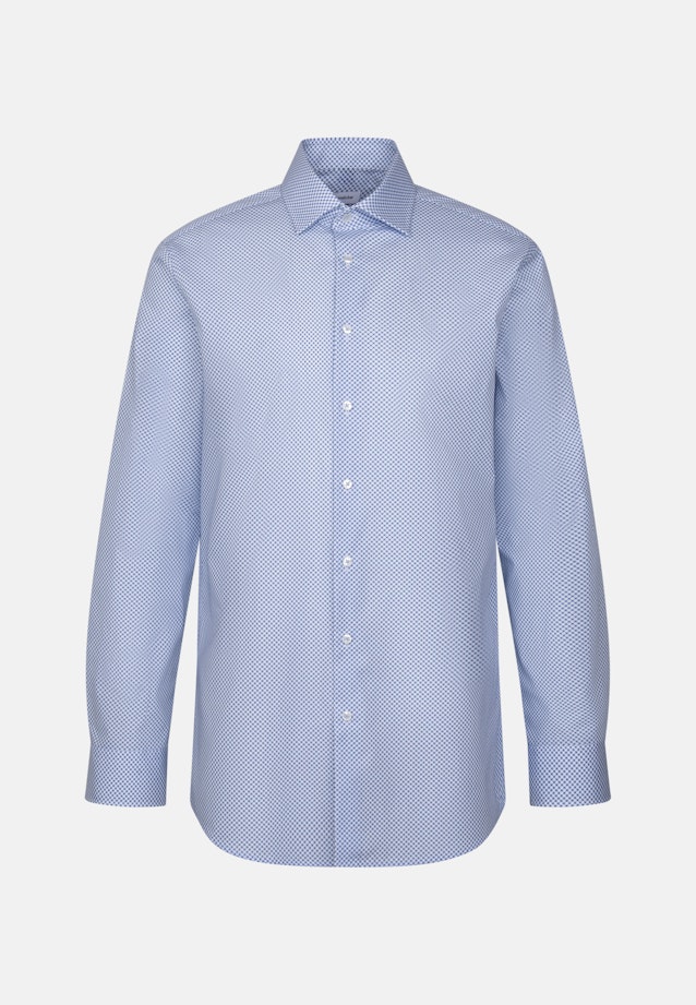 Regular Chemise d'affaires Imprimé in Bleu Moyen |  Seidensticker Onlineshop