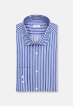 Slim Business Hemd Gestreift in Mittelblau |  Seidensticker Onlineshop