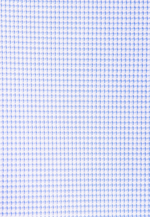 Slim Business Hemd Struktur in Mittelblau |  Seidensticker Onlineshop