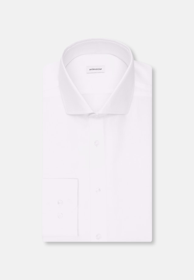 Slim Business Hemd Struktur in Weiß |  Seidensticker Onlineshop