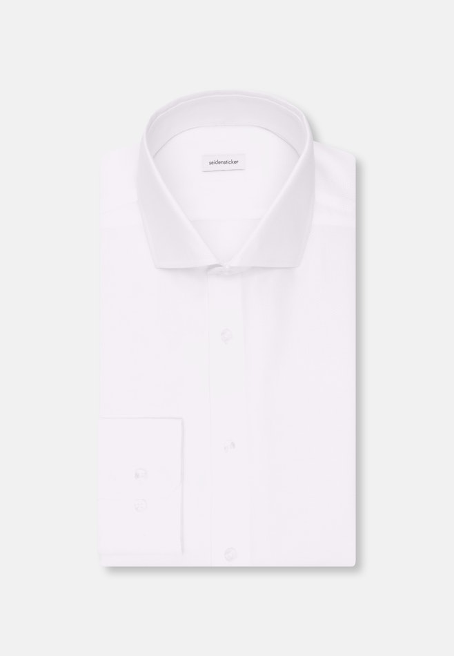 Slim Chemise d'affaires Structure dans Blanc | Boutique en ligne Seidensticker
