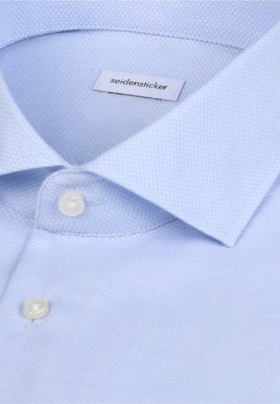 Slim Chemise d'affaires Structure in Bleu Moyen |  Seidensticker Onlineshop