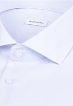 Slim Business Hemd Struktur in Mittelblau |  Seidensticker Onlineshop
