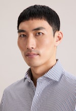 Slim Jerseyhemd Gestreift in Grau |  Seidensticker Onlineshop