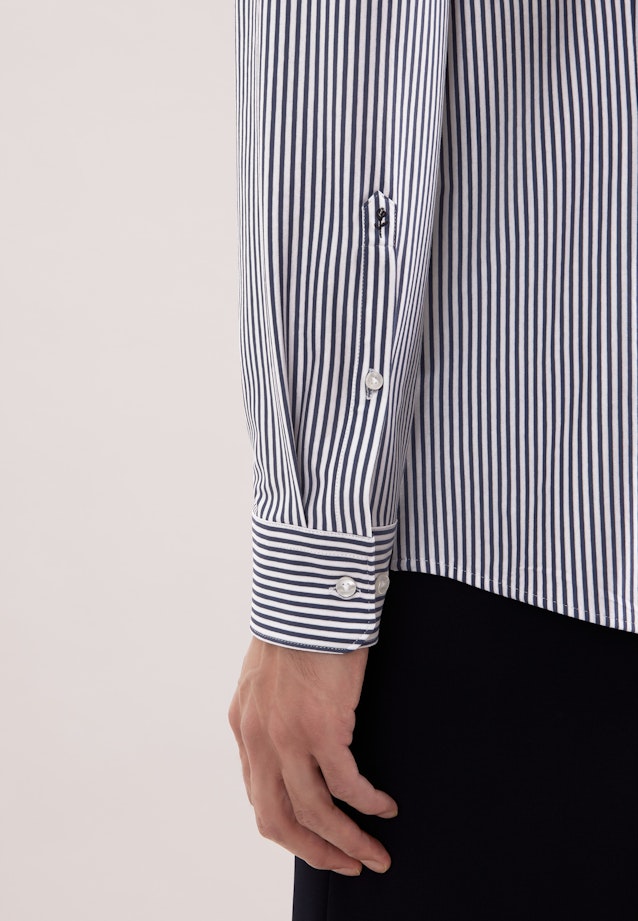 Slim Jerseyhemd Gestreift in Grau |  Seidensticker Onlineshop